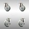 Service Caster 5 Inch 316SS Gray Polyurethane Wheel Swivel Top Plate Caster Brakes SCC, 2PK SCC-SS31620S514-PPUB-2-TLB-2 - alternate 1